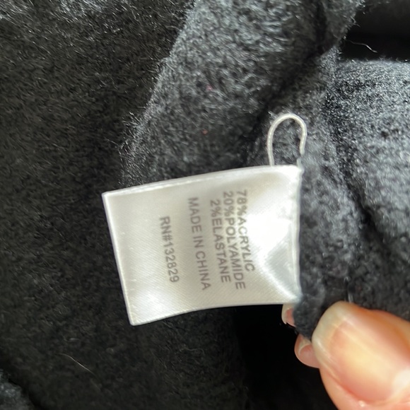 SUPERDOWN Varsity Balck & White button down sweater dress-SMALL - Picture 5 of 5